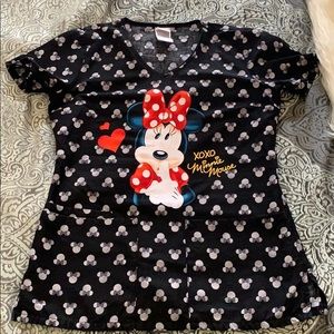Disney scrub top